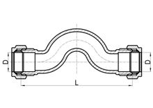 Перекрестная муфта C×C, HS100-016