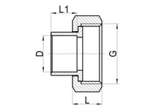 Внутренний адаптер из 2 частей, HS110-018
