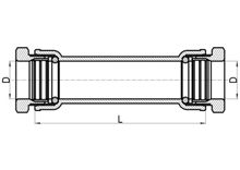 Компрессионная ремонтная муфта, HS150-012 