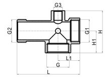 Threaded Пятисторонняя связь, HS190-024