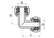 Равный отвод C×C, HS210-005