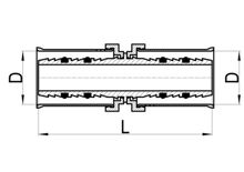 Равнопроходная прямая муфта, HS220-001