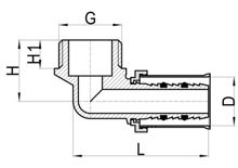 Наружный отвод, HS220-007