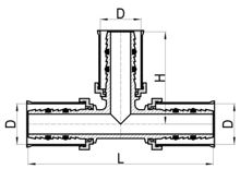 Равный тройник, HS220-010
