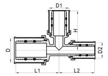 Уменьшенный тройник, HS220-011