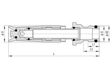 Легкая регулируемая распылительная насадка, HS320-009